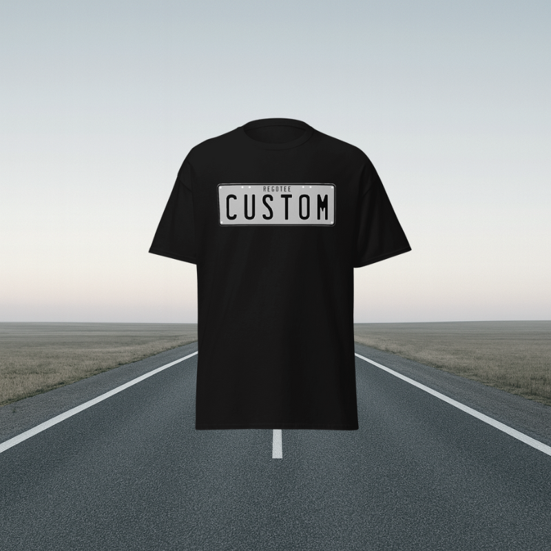 RegoTee — Custom (White) Plate Tee
