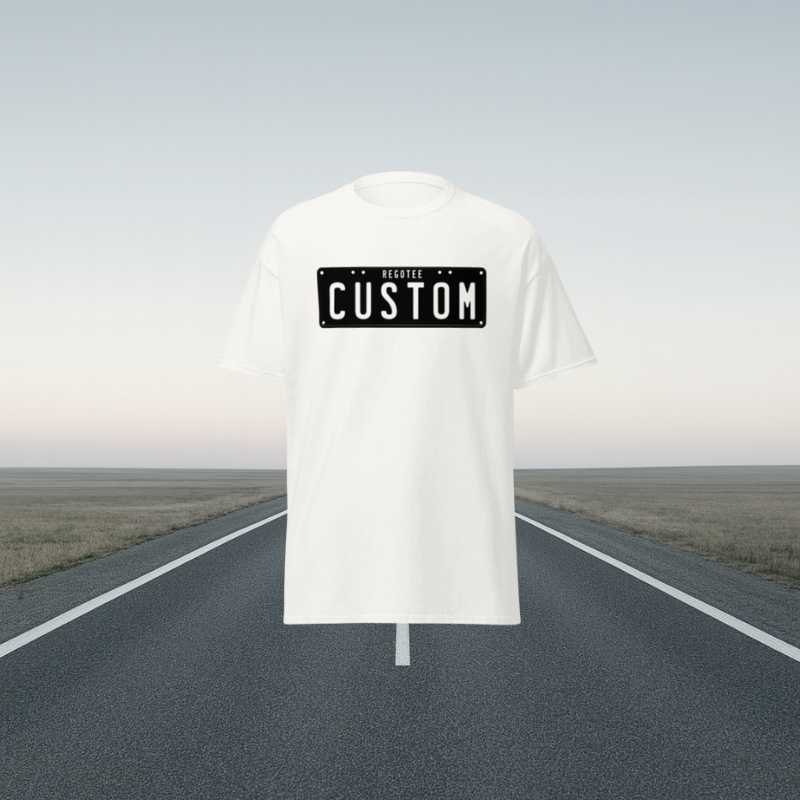 RegoTee — Custom (Black) Plate Tee